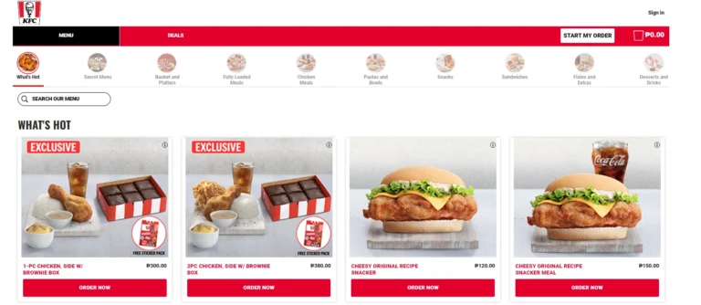 KFC Menu & Updated Prices Philippines 2024